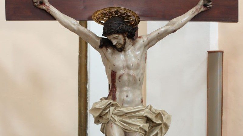 Santagata: Il crocifisso ligneo di Giovanni Antonio Colicci nella Chiesa della SS. Trinità