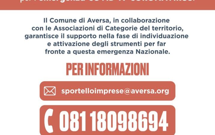 Attivo lo sportello Informa Imprese