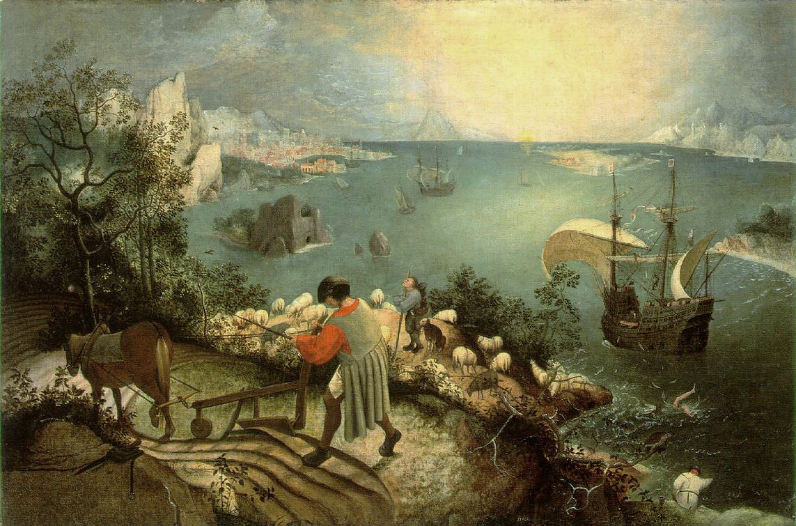 La Caduta di Icaro di Pieter Brughel